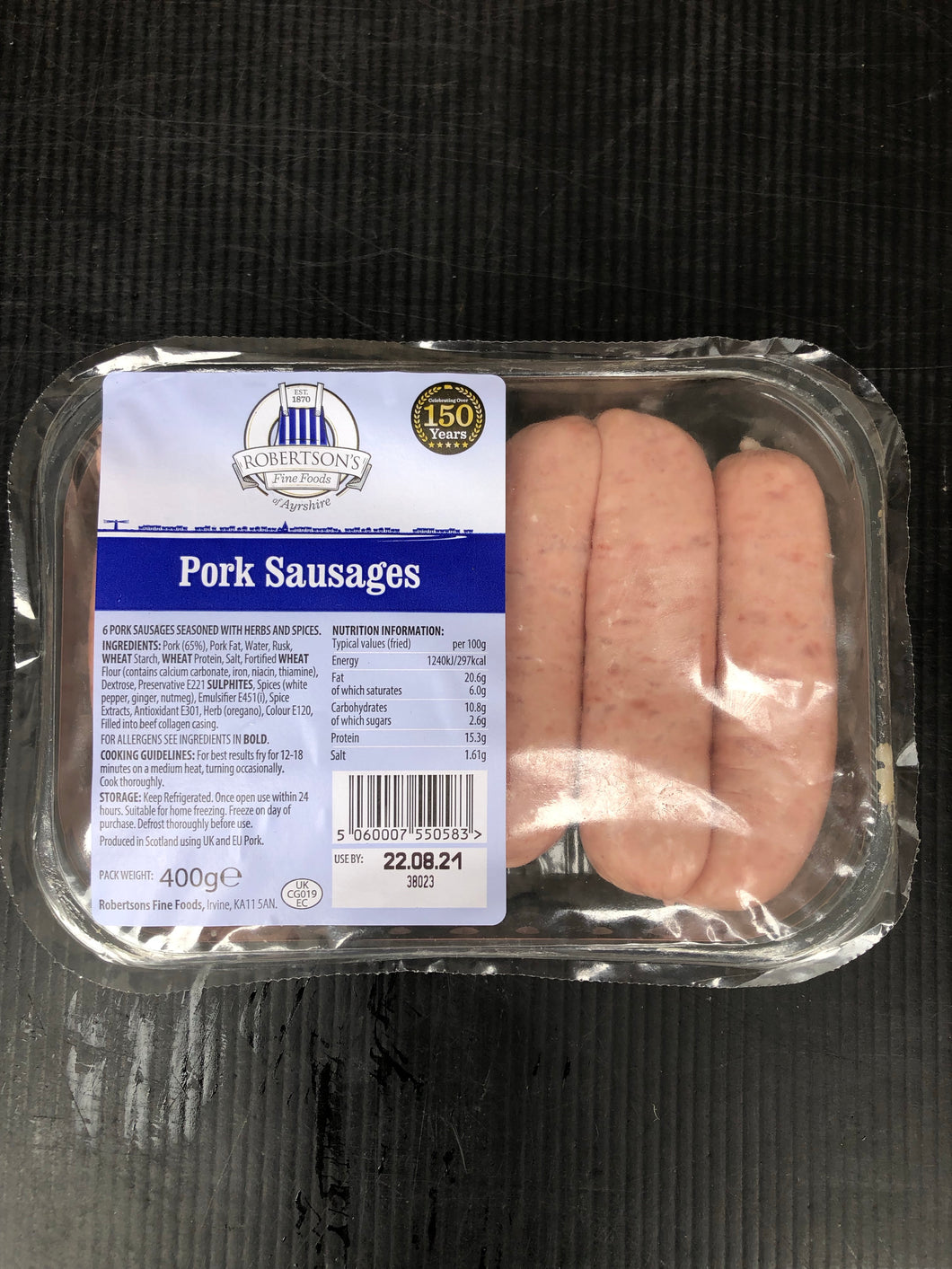 6 Pork Sausages